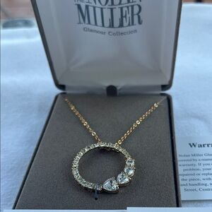 Nolan Miller Circle of the Heart  Necklace